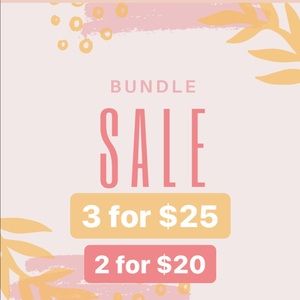 ⭐️ 3 FOR $25 ⭐️ 2 FOR $20 SALE ⭐️